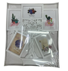 Foto colaj alb, "Arbore" 6 foto (28)