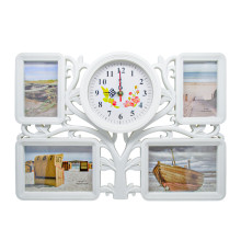 Фотоколлаж белый, c часами, "Дерево" 4 фото (16)