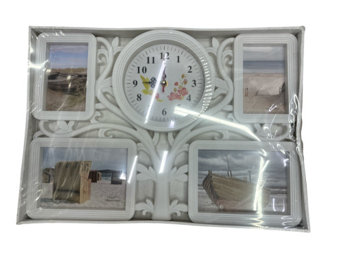 Фотоколлаж белый, c часами, "Дерево" 4 фото (16)