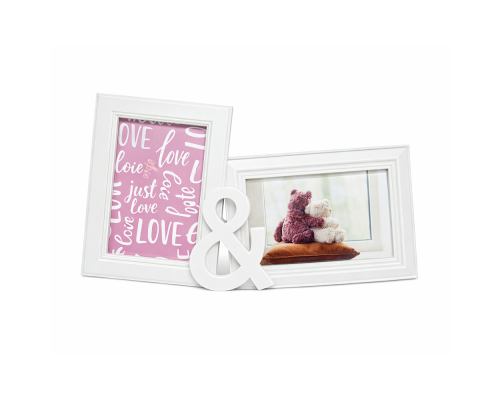 Foto colaj alb, "si" 2 foto (60)