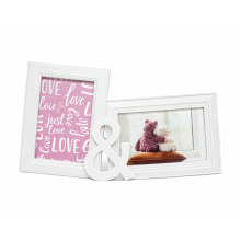 Фотоколлаж белый, "si" 2 фото (60)