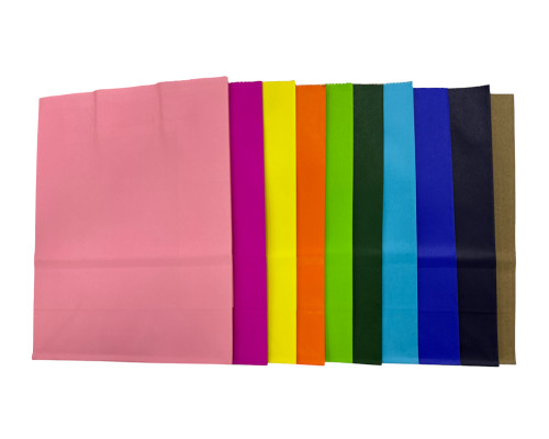 Punga p/u cadou, craft 10 culori, 26x32x12cm (10/720)