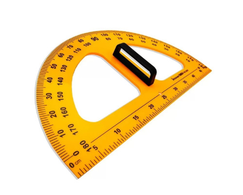 Transportor pentru tabla 50cm, cu suport, plastic Transportor pentru tabla 50cm, cu suport, plastic