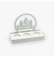 Figurina din gips suport p/u luminare "Home" 2 piese, h12,5 CM*