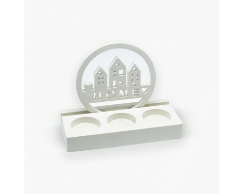 Figurina din gips suport p/u luminare "Home" 2 piese, h12,5 CM*