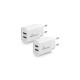 Зарядное устройство MediaRange 2x USB-A,12W, MRMA114