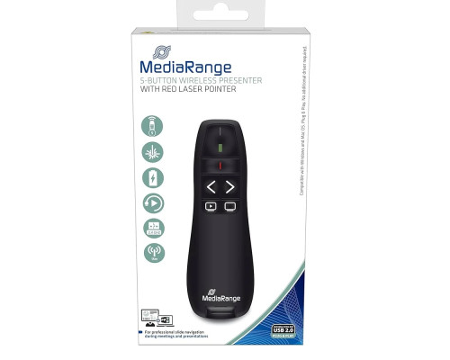 Aratator-presenter MediaRange 5 button, lazer. MROS220 Aratator-presenter MediaRange 5 button, lazer. MROS220