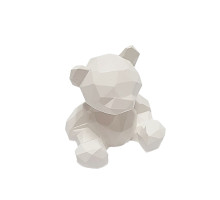 Гипсовая фигурка "Медвежонок геометрический маленький" h5,5 CM*