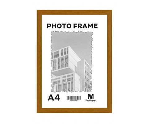 Фоторамка A4 c ножкой-подставкой дерево,15мм F1503-X002 CM*2255