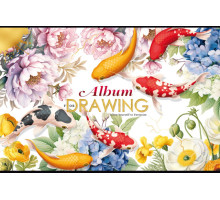 Album pentru desen, A4, 40 foi, pe capse, 100g, perforare, diz.24158