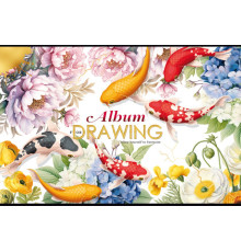 Album pentru desen, A4, 40 foi, pe capse, 100g, perforare, diz.24158