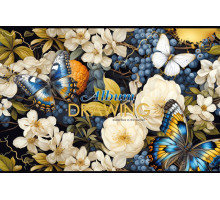 Album pentru desen, A4, 40 foi, pe capse, 100g, perforare, diz.24159