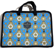 Папка на молнии, А4+, с ручками, 500мкм, цветная печать Р0224 (5/100)