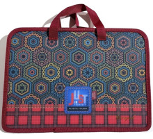 Папка на молнии, А4+, с ручками, 500мкм, цветная печать Р0225 (5/100)