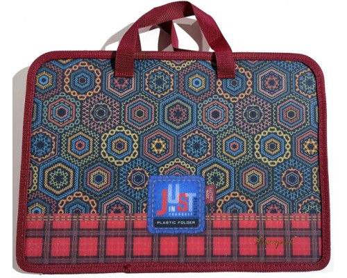 Mapa pe fermoar, A4+, cu manere, 500mk, сu desen, Р0225 (5/100)