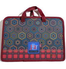 Папка на молнии, А4+, с ручками, 500мкм, цветная печать Р0225 (5/100)