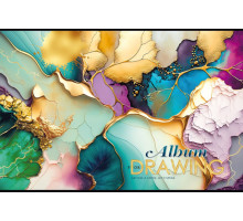 Album pentru desen, A4, 40 foi, pe capse, 100g, perforare, diz.24161