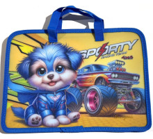 Mapa pe fermoar, A4+, cu manere, 500mk, сu desen, Р0228(5/100)