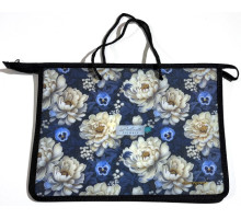 Папка на молнии, А4+, с ручками, 500мкм, цветная печать Р0230 (5/100)