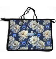 Папка на молнии, А4+, с ручками, 500мкм, цветная печать Р0230 (5/100)