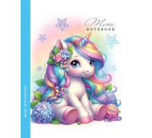 Блокнот B6 (128х165мм), 48 л. чистый лист, интегральная обложка, 24301 (20)