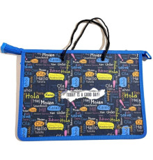 Mapa pe fermoar, A4+, cu manere, 500mk, сu desen, Р0231 (5/100)