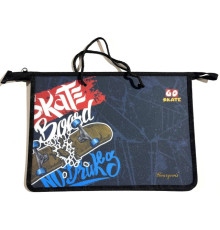 Mapa pe fermoar, A4+, cu manere, 500mk, сu desen, Р0232 (5/100)