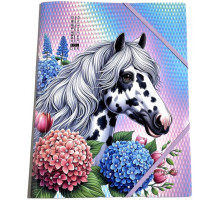 Папка на резинке, пластик. А4+ 400мкм, цветная печать, Р0218 (10/100)