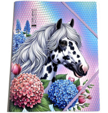 Папка на резинке, пластик. А4+ 400мкм, цветная печать, Р0218 (10/100)