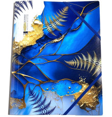 Папка на резинке, пластик. А4+ 400мкм, цветная печать, Р0221 (10/100)