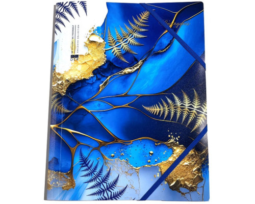 Mapa cu elastic, plastic A4+ 400mk, cu desen, Р0221 (10/100)