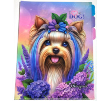 Mapa unghi А4+, 180mk, imprimare color, (3 compartimente) Р0234 (10)