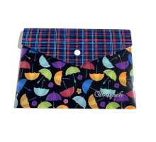 Папка конверт на кнопке, А5+, 160мкм, цветная печать, Р0208 (10/200)