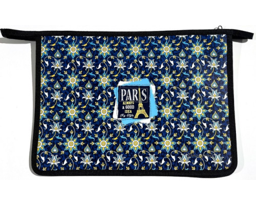 Папка на молнии, А4+, 500мкм, цветная печать Р0241 (5/100)