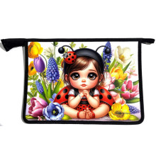 Папка на молнии, А4+, 500мкм, цветная печать Р0243 (5/100)