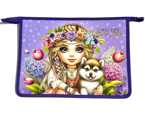 Mapa pe fermoar, A4+, 500mk, сu desen, Р0246 (5/100)