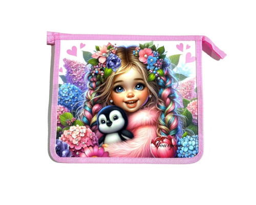 Mapa pe fermoar, A5+, 500mk, сu desen, Р0248 (5/100)