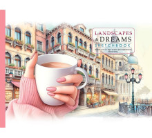 Sketchbook A5 (200х143), 24foi, 100g/m2, copertă tare, 24382 (16)