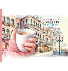 Sketchbook A5 (200х143), 24foi, 100g/m2, copertă tare, 24382 (16)