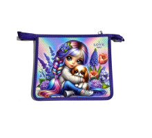 Mapa pe fermoar, A5+, 500mk, сu desen, Р0249 (5/100)