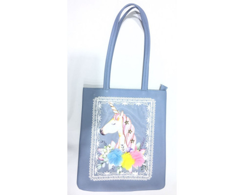 Geanta pentru copii 29x33x3 cm, poliester, albastru, 1059-BL