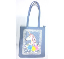 Geanta pentru copii 29x33x3 cm, poliester, albastru, 1059-BL