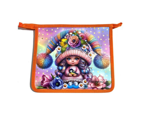 Папка на молнии, А5+, 500мкм, цветная печать Р0250 (5/100)