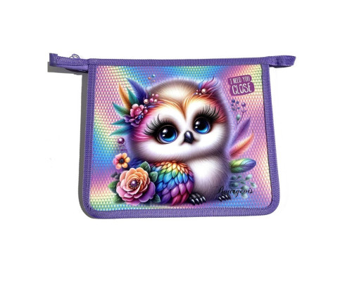 Папка на молнии, А5+, 500мкм, цветная печать Р0251 (5/100)