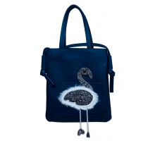 Сумка детская 20х23х3 см, полиэстер, черная, 181-4