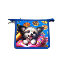 Папка на молнии, А5+, 500мкм, цветная печать Р0252 (5/100)