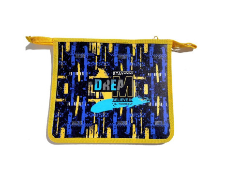 Папка на молнии, А5+, 500мкм, цветная печать Р0256 (5/100)