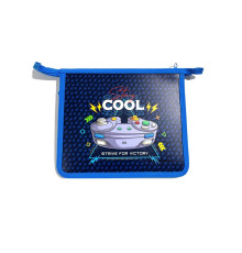 Папка на молнии, А5+, 500мкм, цветная печать Р0258 (5/100)