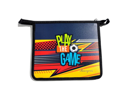 50291 Папка на молнии, А5+, 500мкм, цветная печать Р0258 (5/100)