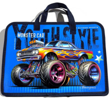 Mapa pe fermoar, A4+, cu manere lungi, 500mk, сu desen, Р0261 (5/100)